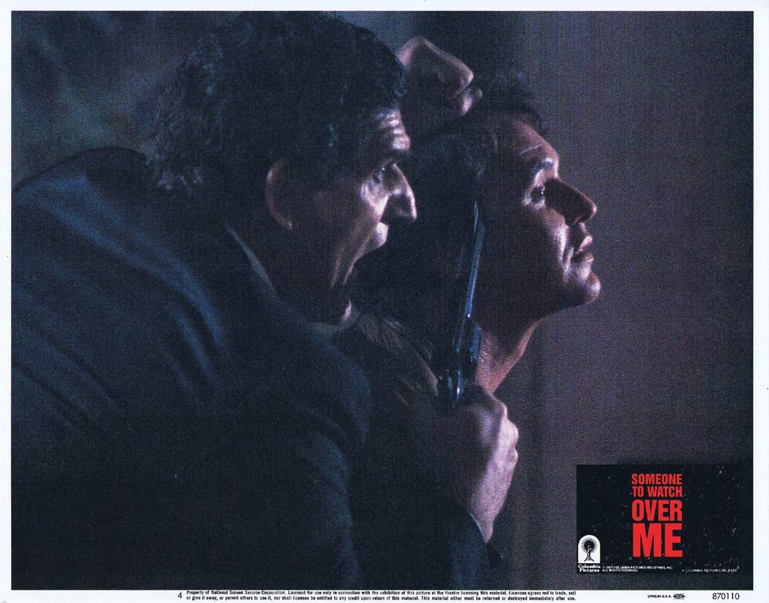 SOMEONE TO WATCH OVER ME Original Lobby Card 4 Tom Berenger Mimi Rogers