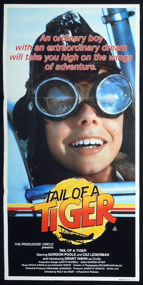 TAIL OF A TIGER Original Daybill Movie Poster Grant Navin Caz Lederman