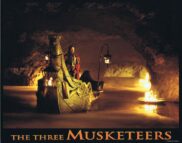 THE THREE MUSKETEERS Original US Lobby Card 4 Charlie Sheen Kiefer Sutherland