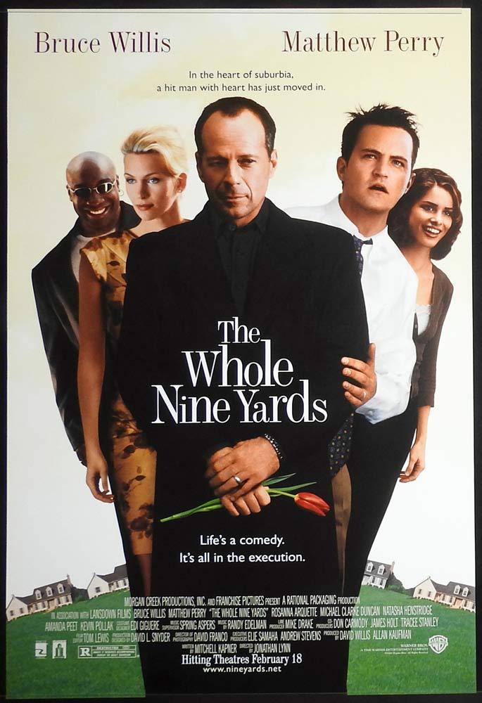 THE WHOLE NINE YARDS Original DS US One sheet Movie poster Bruce Willis