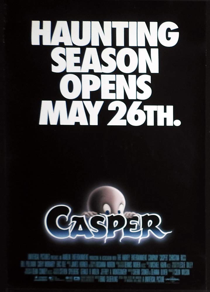 CASPER Original US One sheet Movie poster Christina Ricci Bill Pullman B