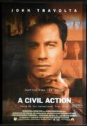 A CIVIL ACTION Original One sheet Movie poster John Travolta Robert Duvall