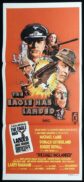 THE EAGLE HAS LANDED Original Daybill Movie Poster Michael Caine Donald Sutherland