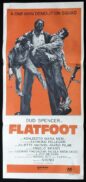 FLATFOOT Original Daybill Movie Poster Bud Spencer Adalberto Maria Merli