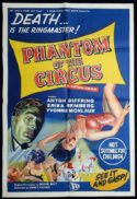 PHANTOM OF THE CIRCUS Original One sheet Movie poster Horror