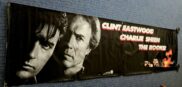 THE ROOKIE Original VINYL BANNER Movie poster VERY RARE Clint Eastwood