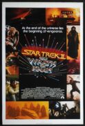 STAR TREK II Original US One sheet Movie poster William Shatner