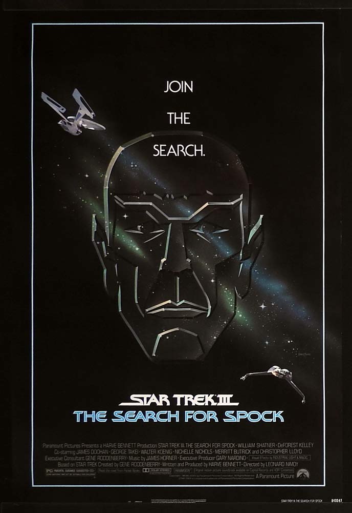 STAR TREK III Original US One sheet Movie poster William Shatner