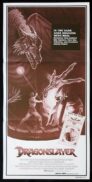DRAGONSLAYER Original Daybill Movie poster Peter MacNicol