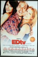 EDtv Original DS Daybill Movie Poster Matthew McConaughey Jenna Elfman