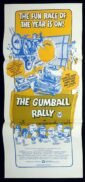 THE GUMBALL RALLY Original Daybill Movie Poster Michael Sarrazin Gary Busey