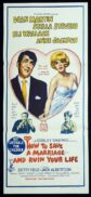 HOW TO SAVE A MARRIAGE AND RUIN YOUR LIFE Original Daybill Movie poster