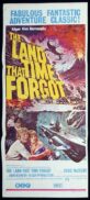 THE LAND THAT TIME FORGOT Original Daybill Movie poster Doug McLure Dinosaurs