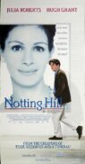 NOTTING HILL Original ROLLED Daybill Movie Poster Julia Roberts Hugh Grant