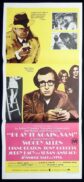 PLAY IT AGAIN SAM Original Daybill Movie Poster Woody Allen Diane Keaton Bogart