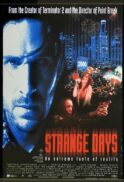STRANGE DAYS Original DS Daybill Movie Poster Ralph Fiennes Angela Bassett