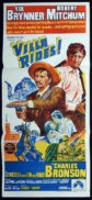 VILLA RIDES Original Daybill Movie poster Yul Brynner Robert Mitchum Charles Bronson